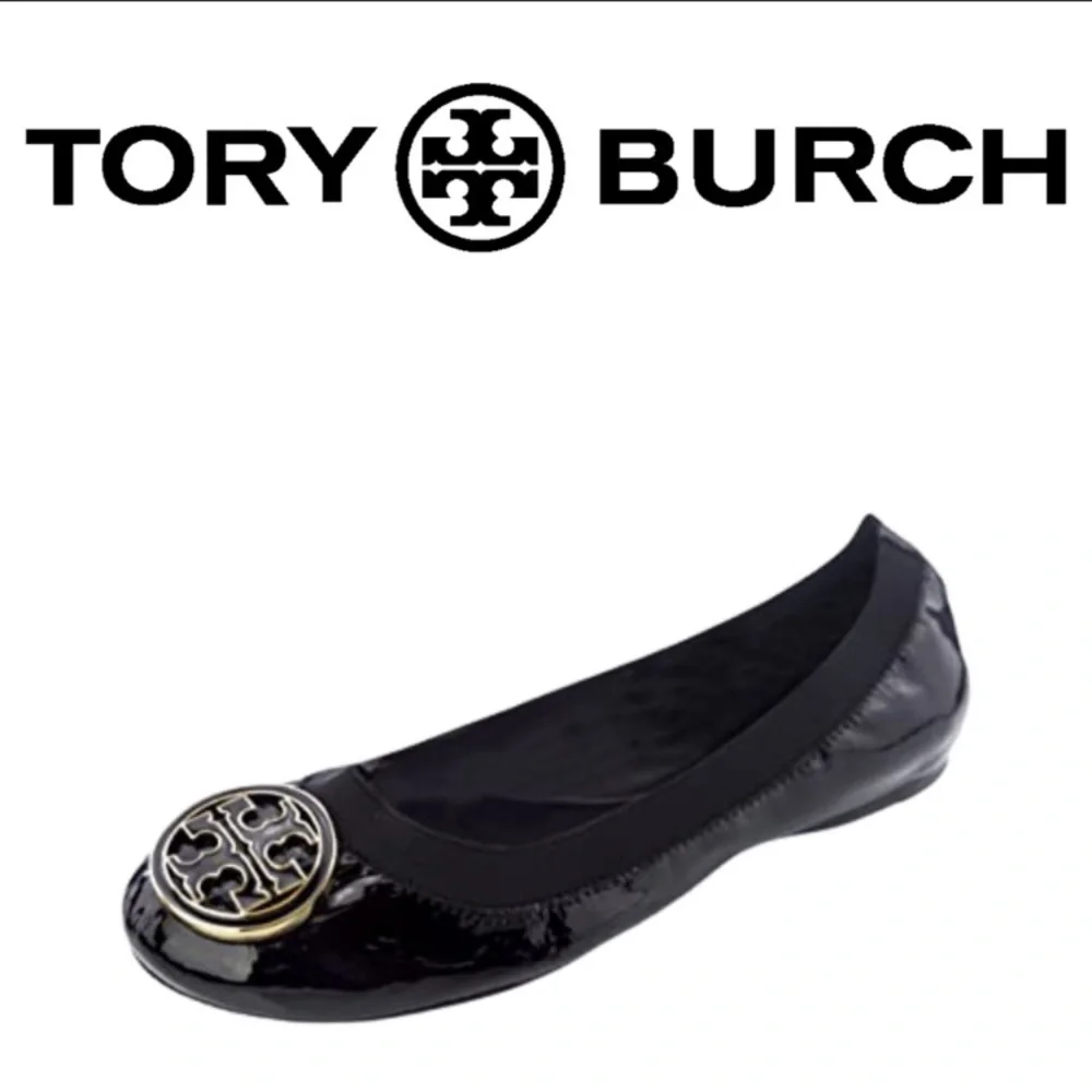 EUC Tory Burch Patent Leather Caroline Ballet flats